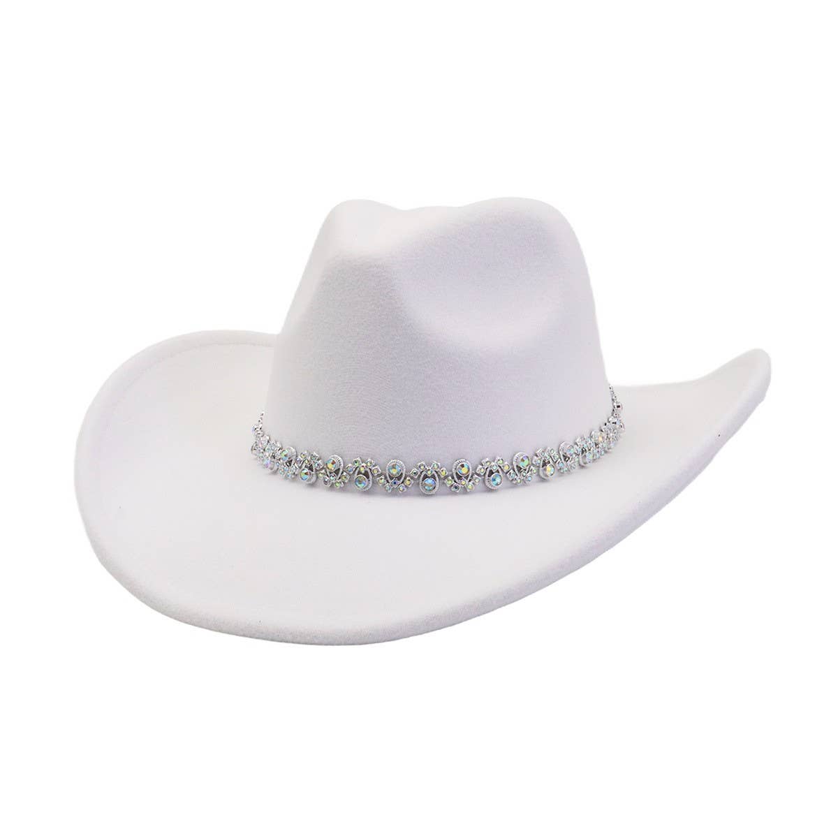 Western  Cowboy Fedora Hat Ethnic Design_CWAH04443