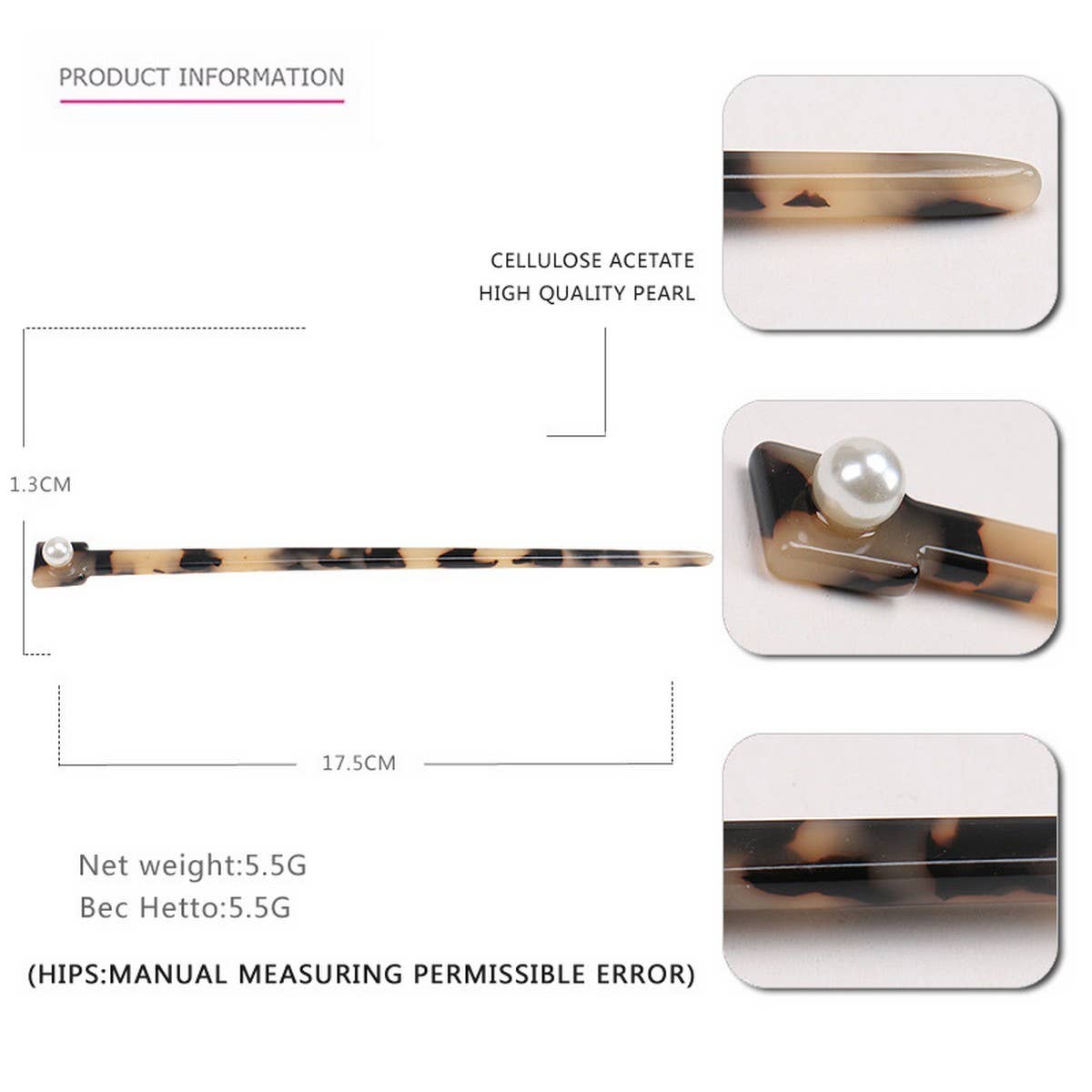 ACETATE HAIRPIN WITH A STRAIGHT HAIRPIN_CWAHA4229
