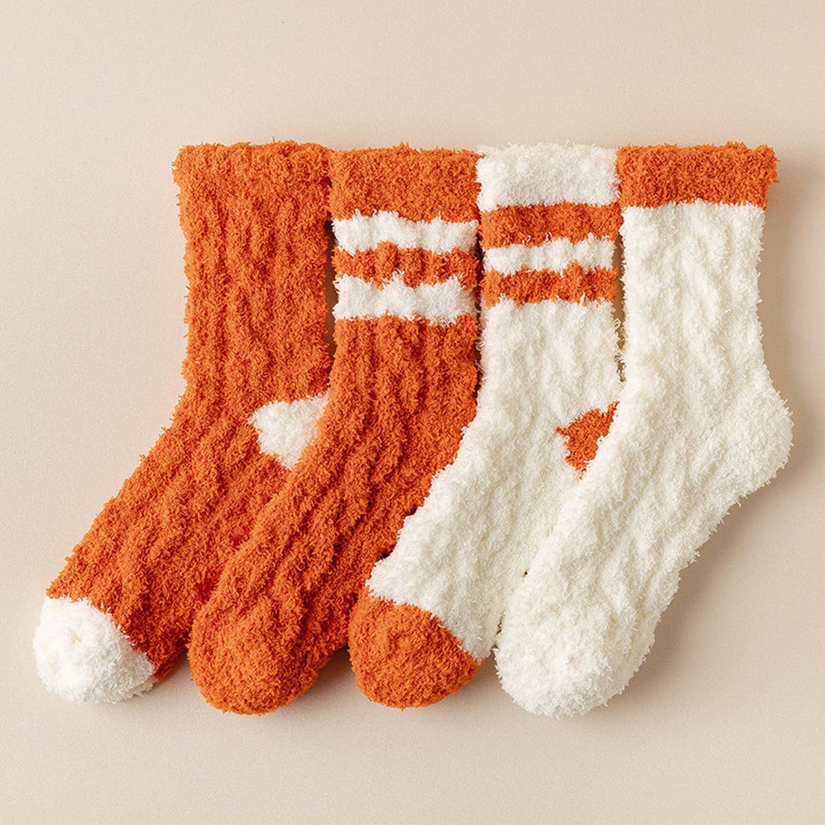 WOMEN'S THICK WARM CORAL FLEECE MID-TUBE SOCKS