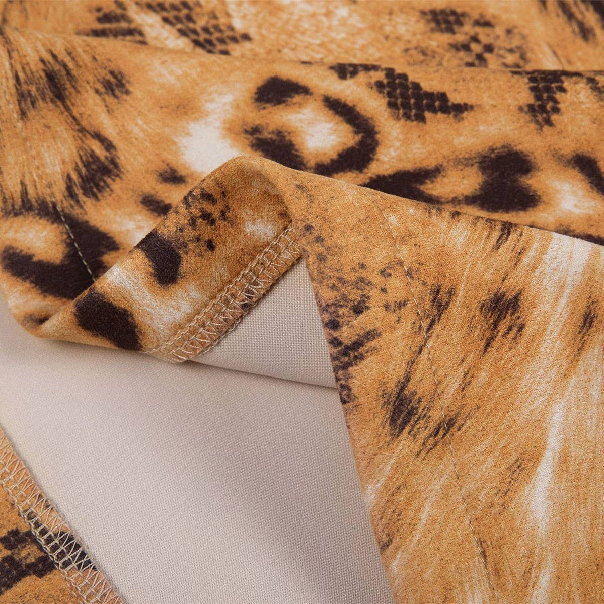 SEXY LEOPARD PRINT HIGH WAIST SUEDE HIP SKIRT