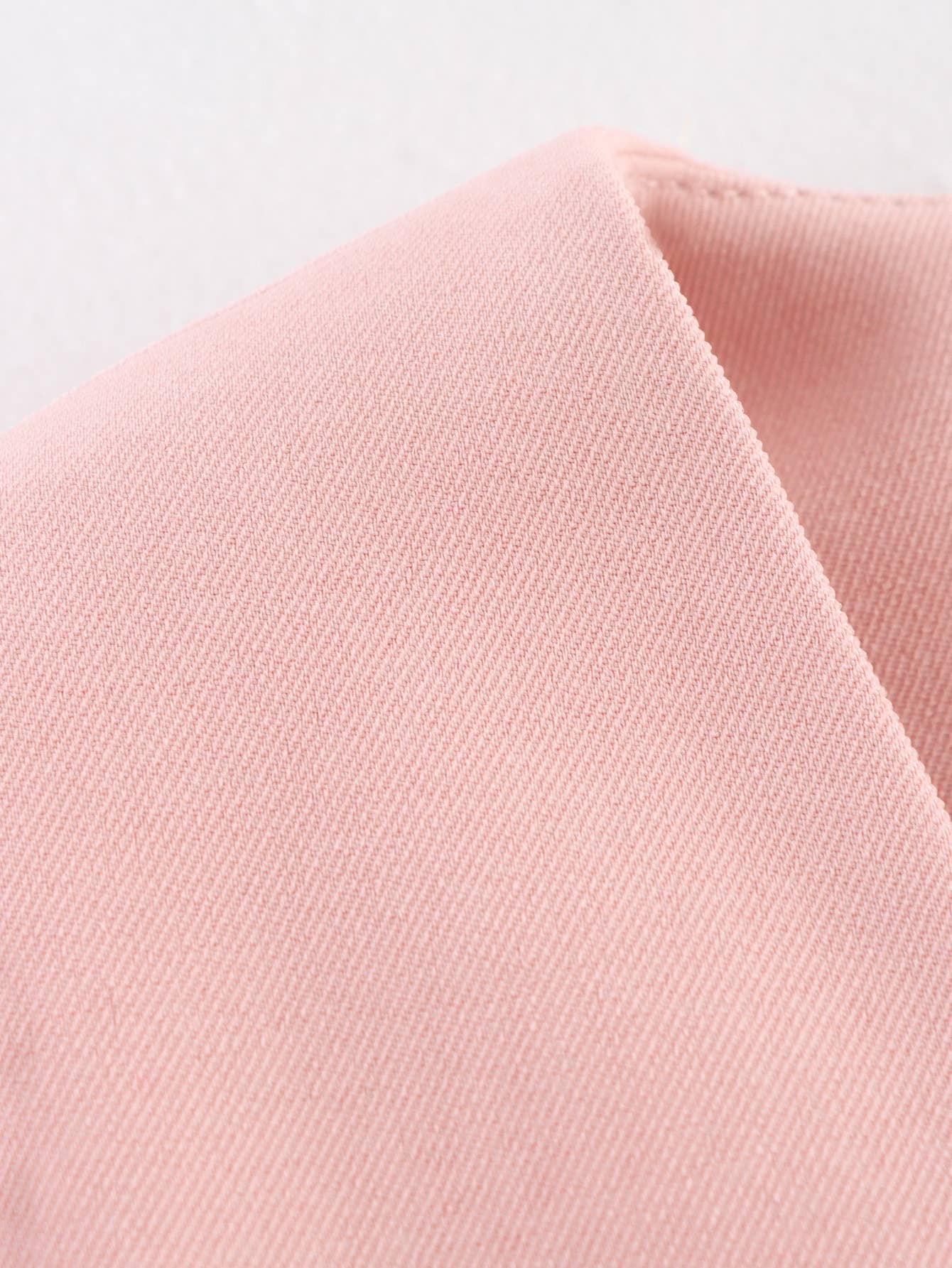 V-neck loose solid color long-sleeved jacket