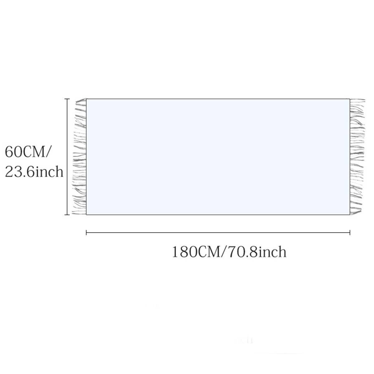 Double-Sided Plaid Scarf for Women - Winter Chic