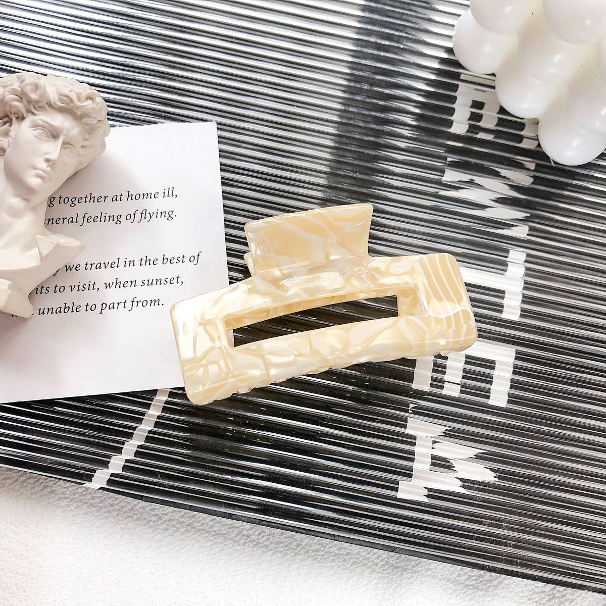 Elegant square and high-end grip clip