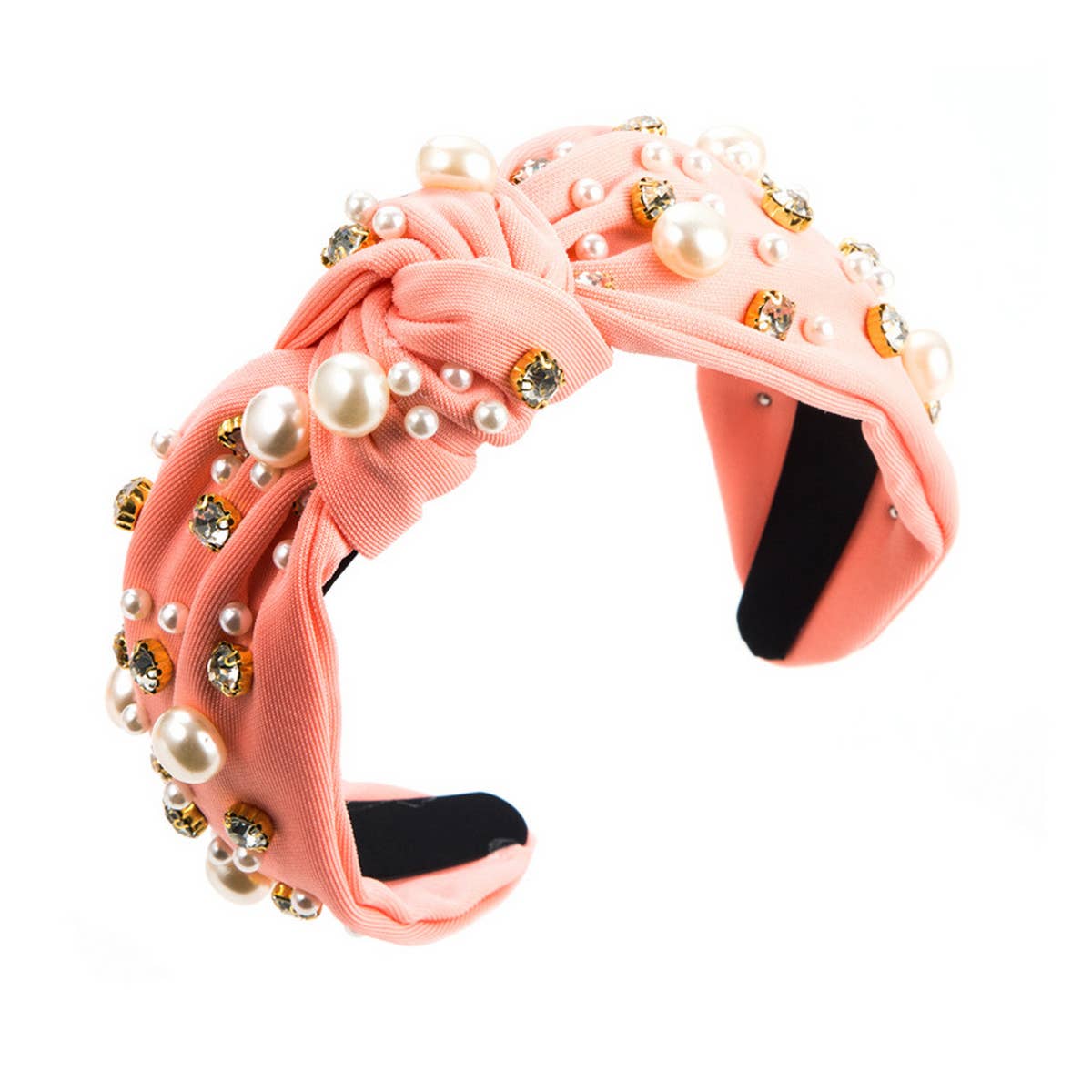 NEW FASHIONABLE WIDE-BRIMMED PEARL HAIRBAND_CWAHA0813
