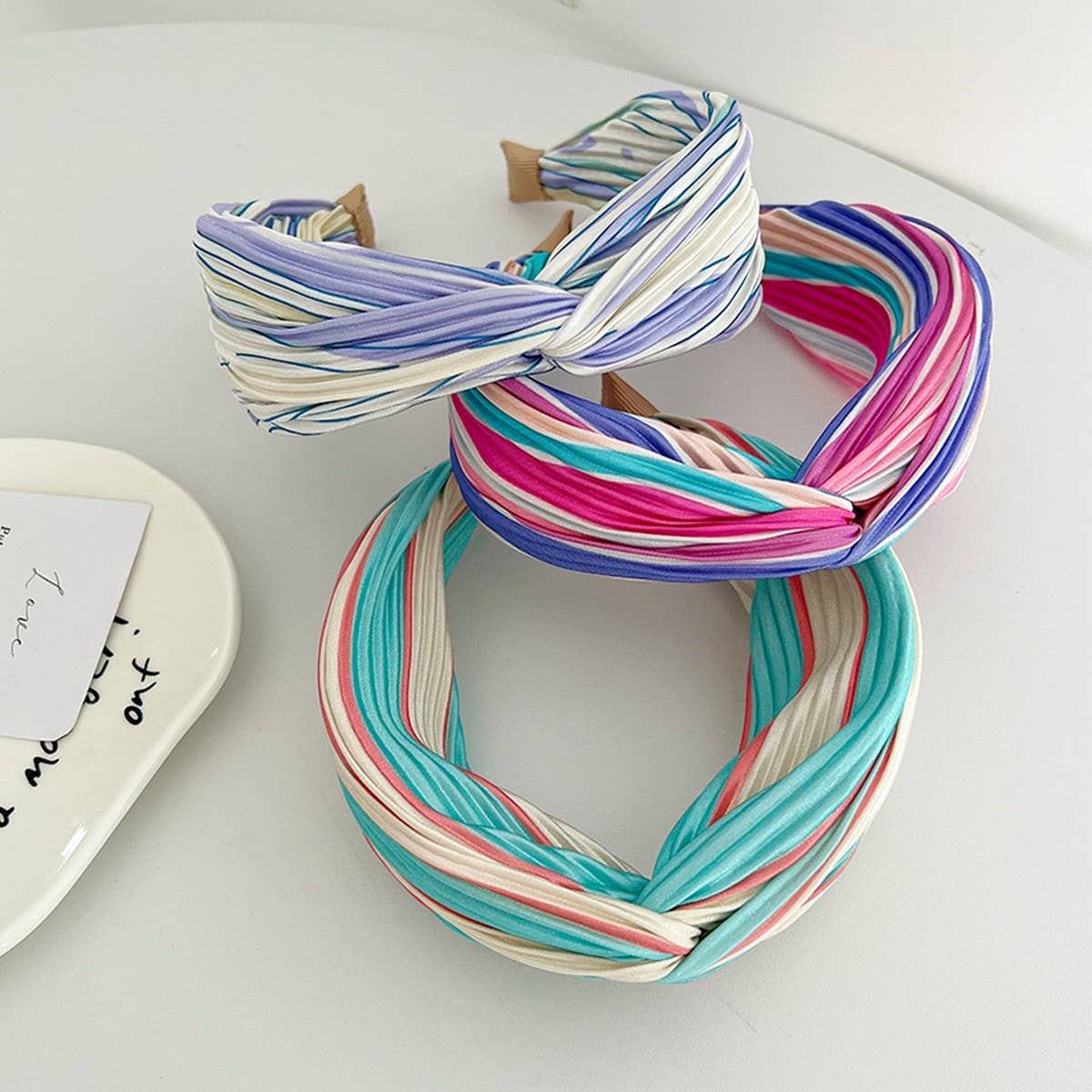 TEMPERAMENT CONTRASTING COLOR CROSS HEADBANDS_CWAHA1154