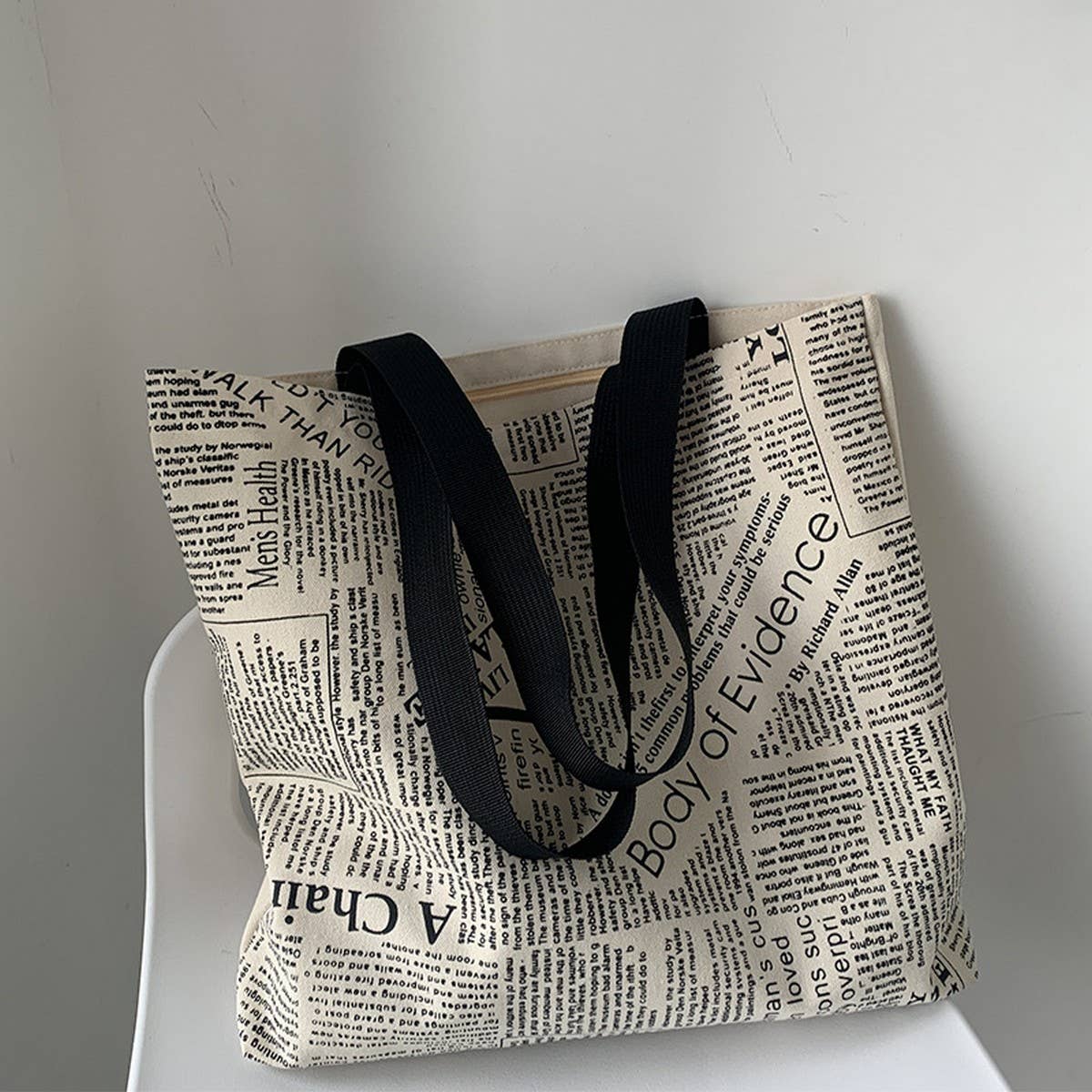 LARGE CAPACITY COMMUTING RETRO CANVAS BAG_CWAB2139