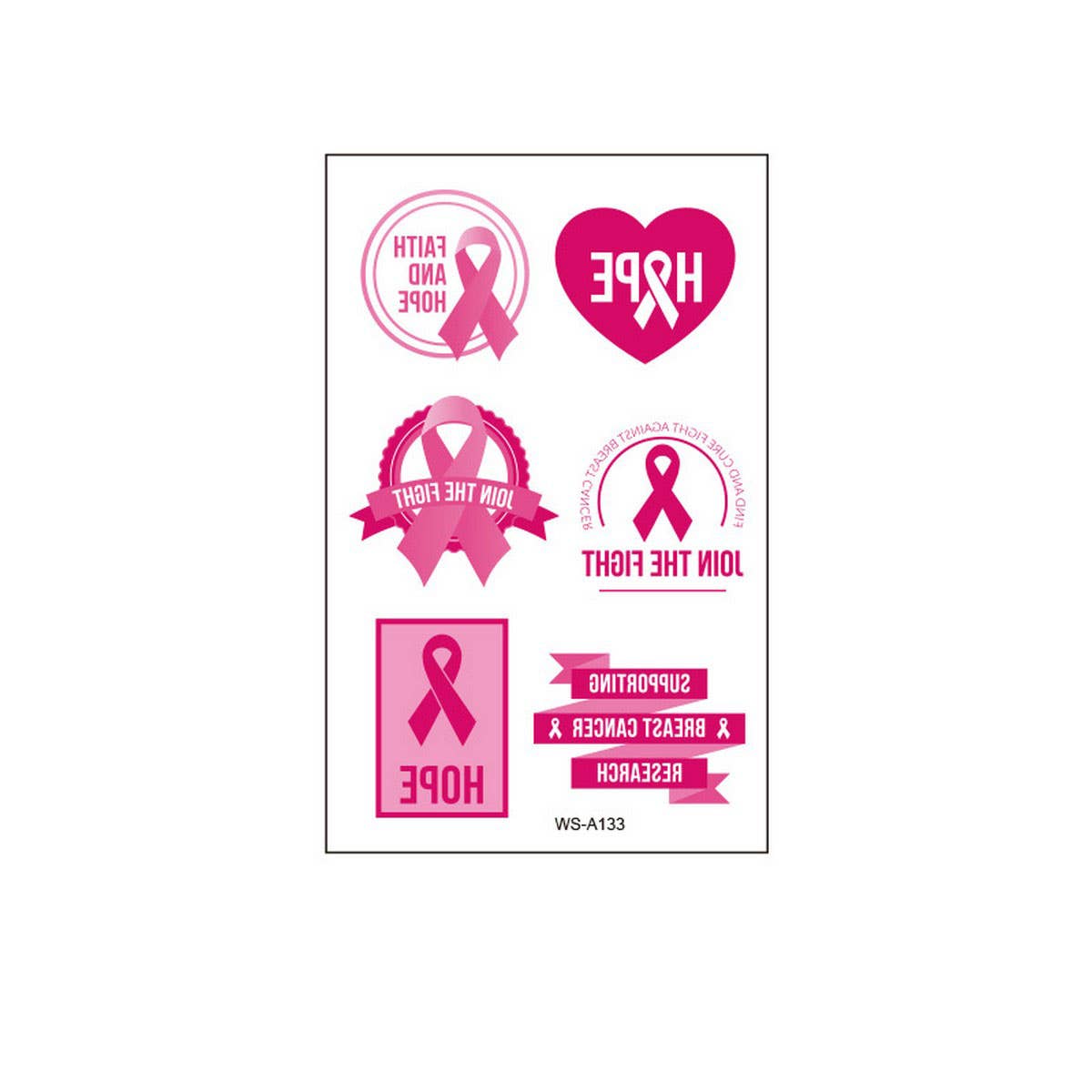 Pink Ribbon Tattoos ??Breast Cancer Awareness_CWMM8380