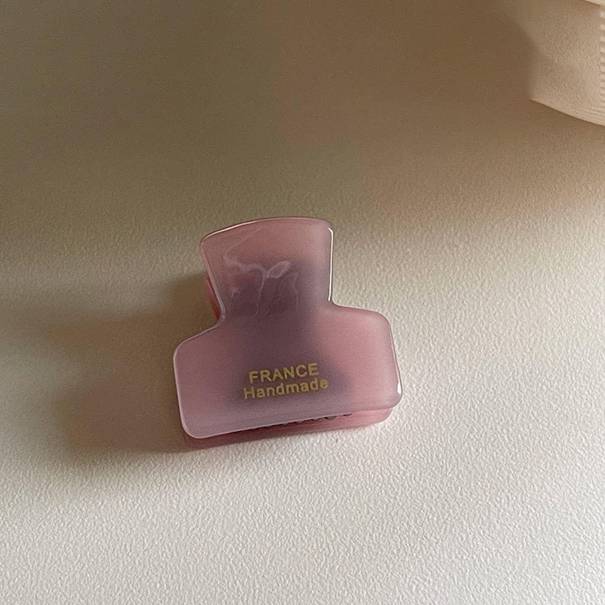 Minimalist Gold-Tone Mini Tortoise Hair Claw