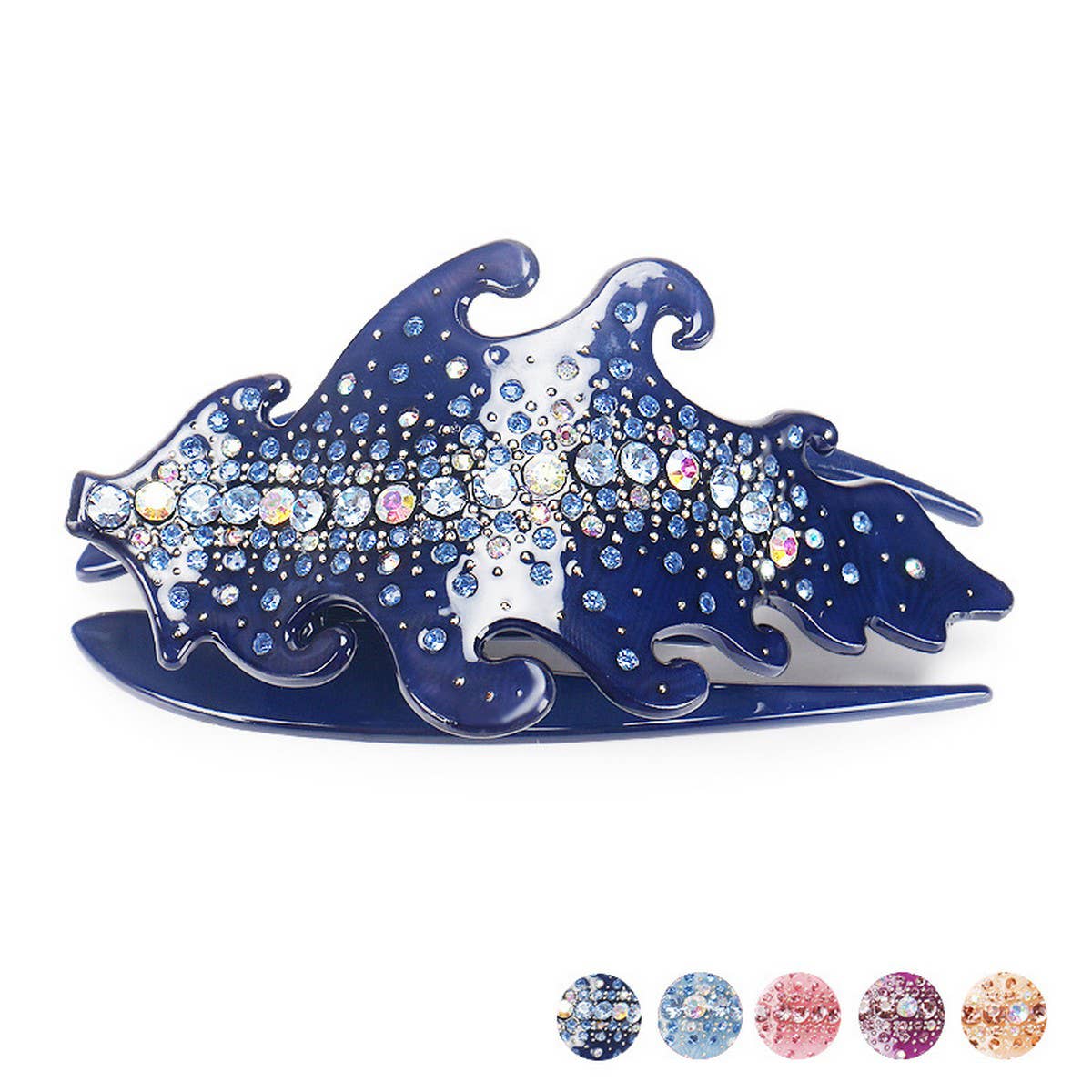 RHINESTONE DUCKBILL CLIP COMB HAIRPIN HAIRPIN
