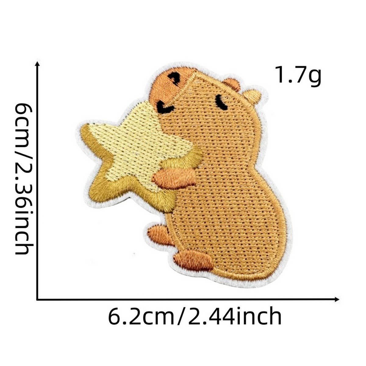 CUTE CARTOON ANIMAL SERIES EMBROIDERED PATCH