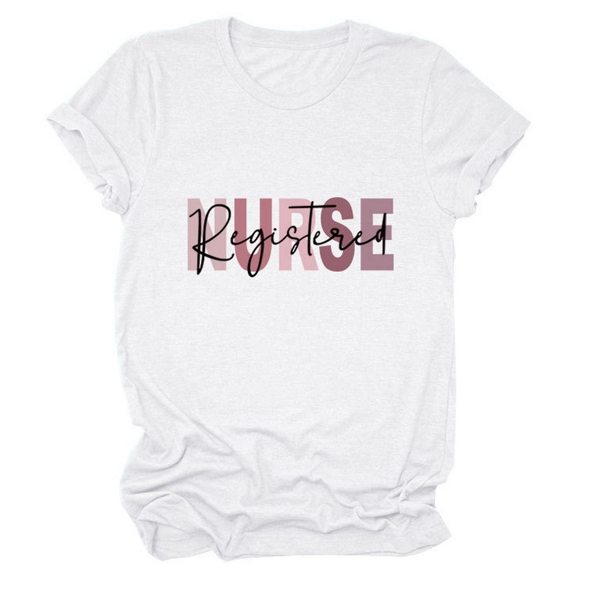 Trendy Plus Size T-Shirt for Women, Short Sleeve