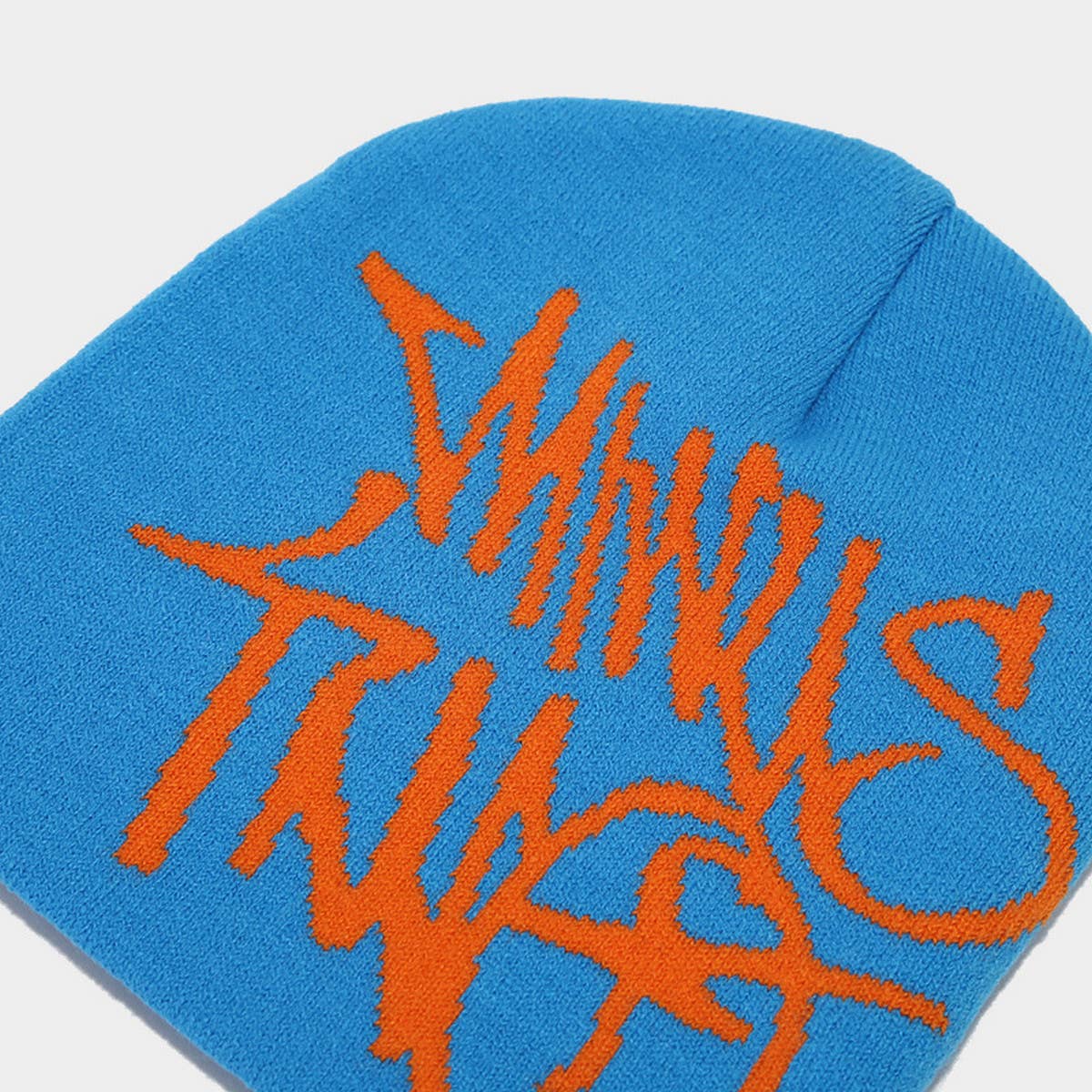 WINDPROOF LETTER JACQUARD KNITTED HAT_CWAH1616