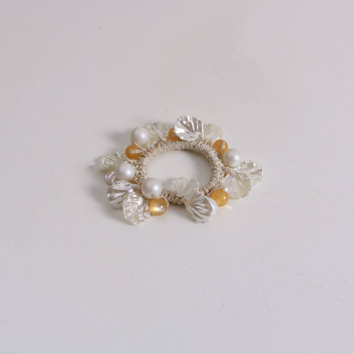 Shell Cat Eye Bead Hair Tie Cute Pearl New Band