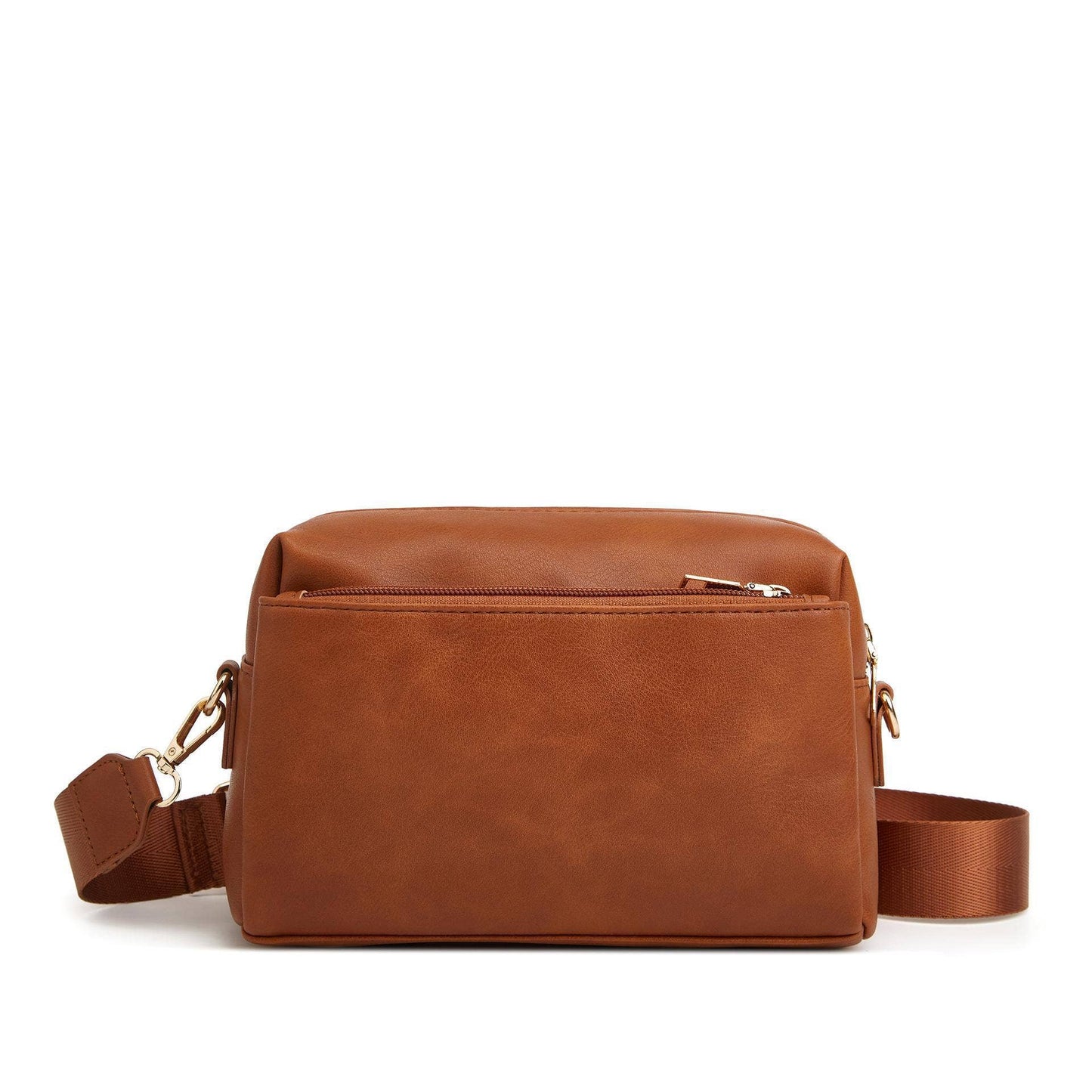 Zipper water-resistant PU single-shoulder bag