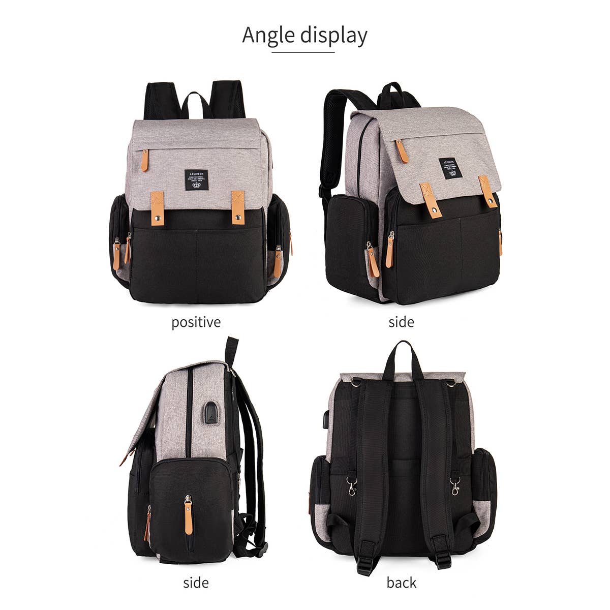TRAVEL BACKPACK MOTHER AND BABY BAG_CWAB2224