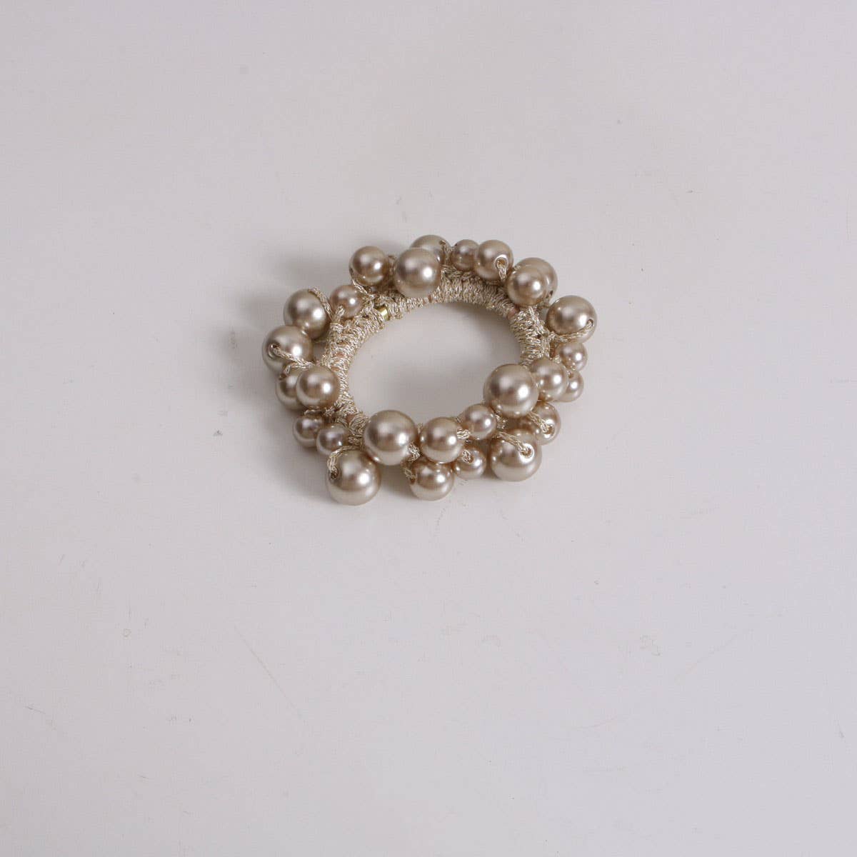 Pearl Hair Tie Boho Bun Holder for Women_CWAHA6762