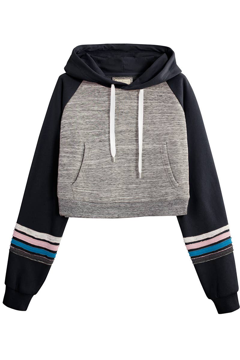 CWOHOL424_Basic Lightweight Pullover Cropped Hoodie