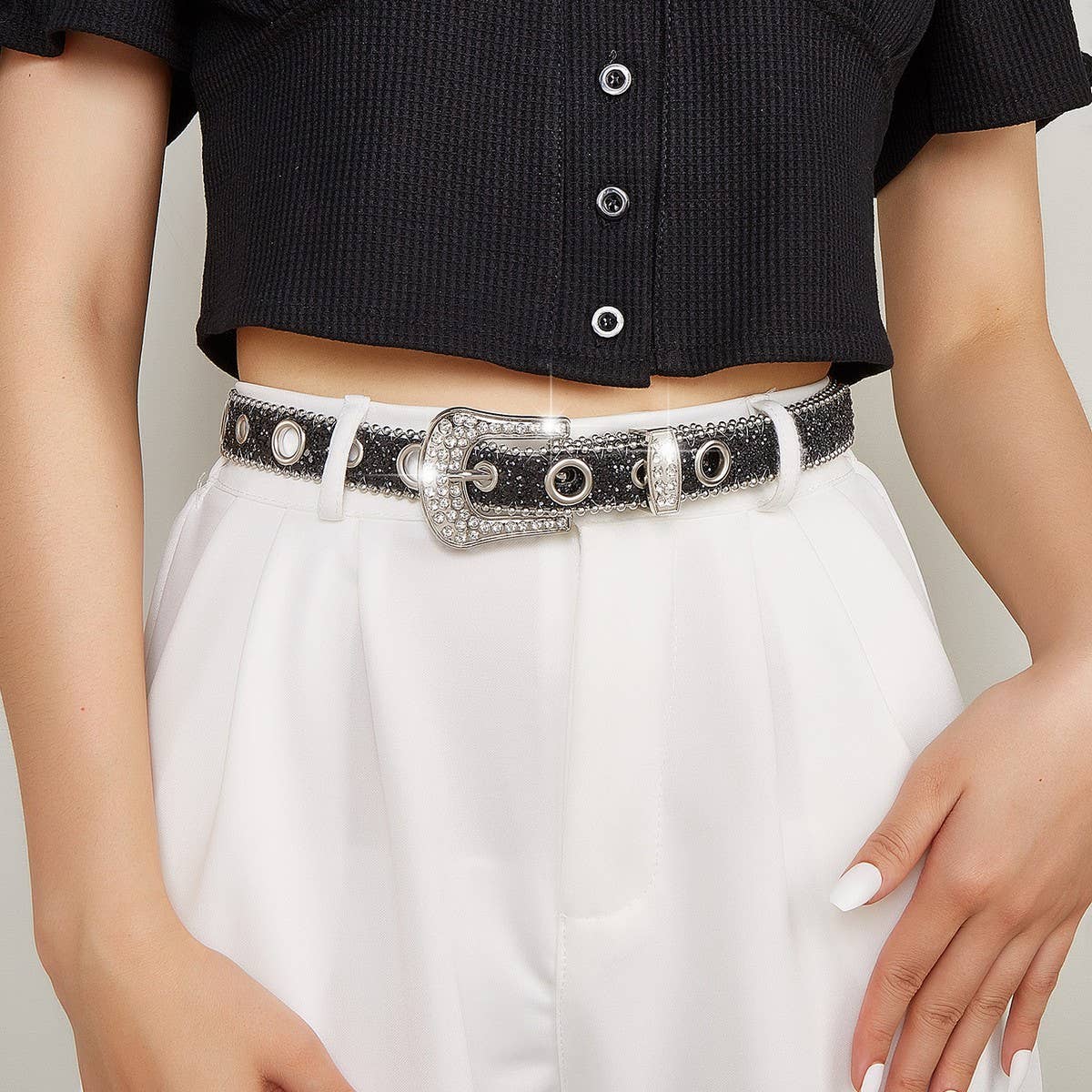 CWABE0559_FASHION PERSONALITY SEQUIN BELT
