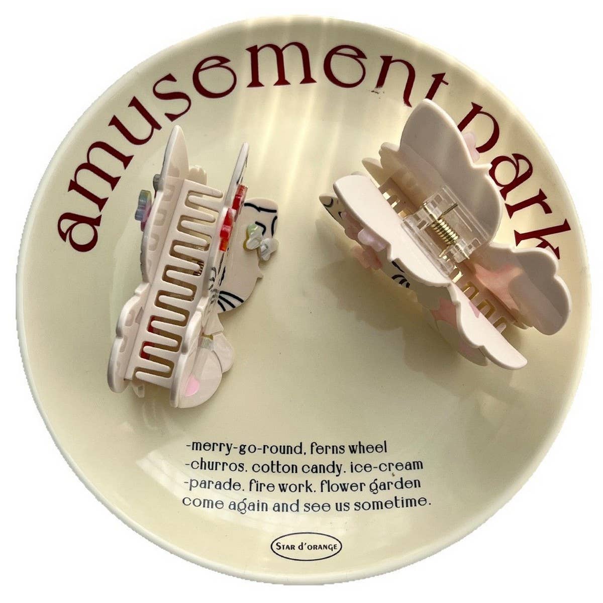 Cute Acetate Cat Claw Clip ? Medium Hair Accessory