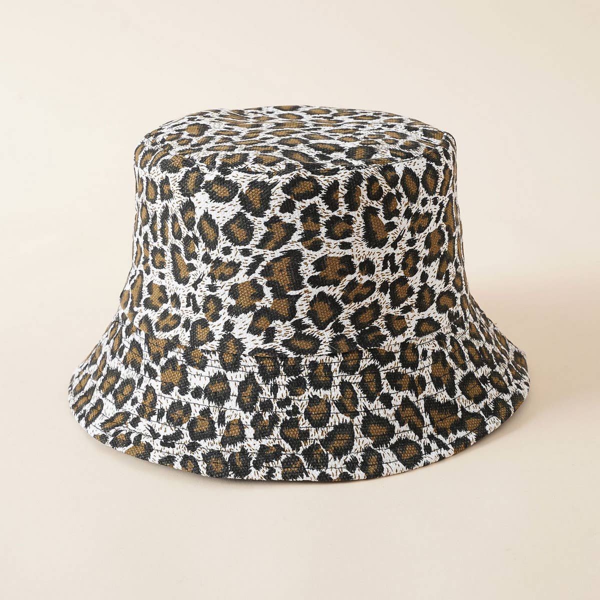FASHION NICHE LEOPARD PRINT BUCKET HAT_CWAH1392