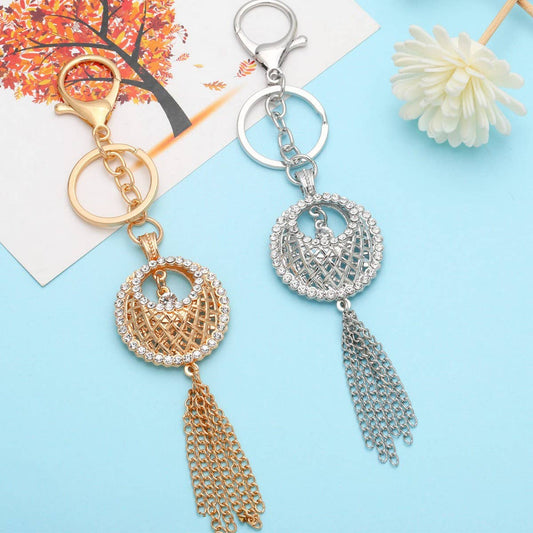 ALLOY CHAIN TASSEL KEYCHAIN PENDANT_CWAJE0959