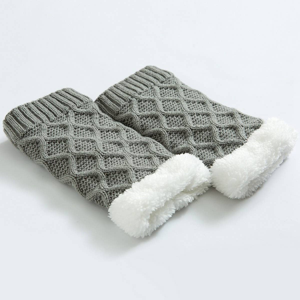 WINTER KNEE PADS DIAMOND GRID PLUS FLEECE SOCKS