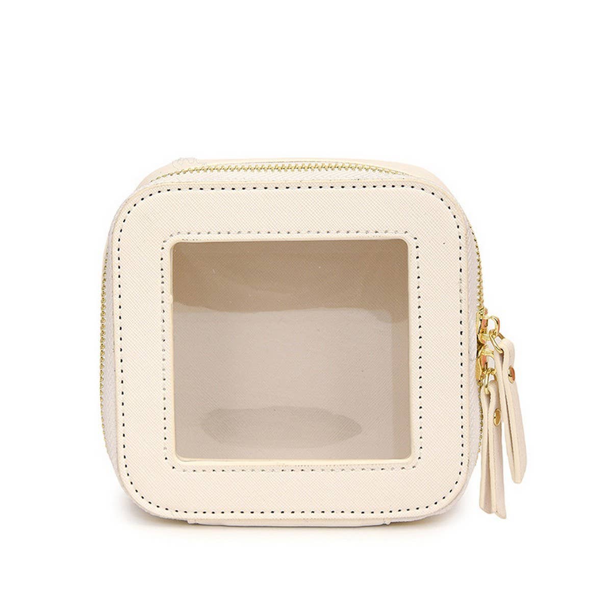 NEW SMALL TRANSPARENT COMMUTER COSMETIC BAG_CWAB4429