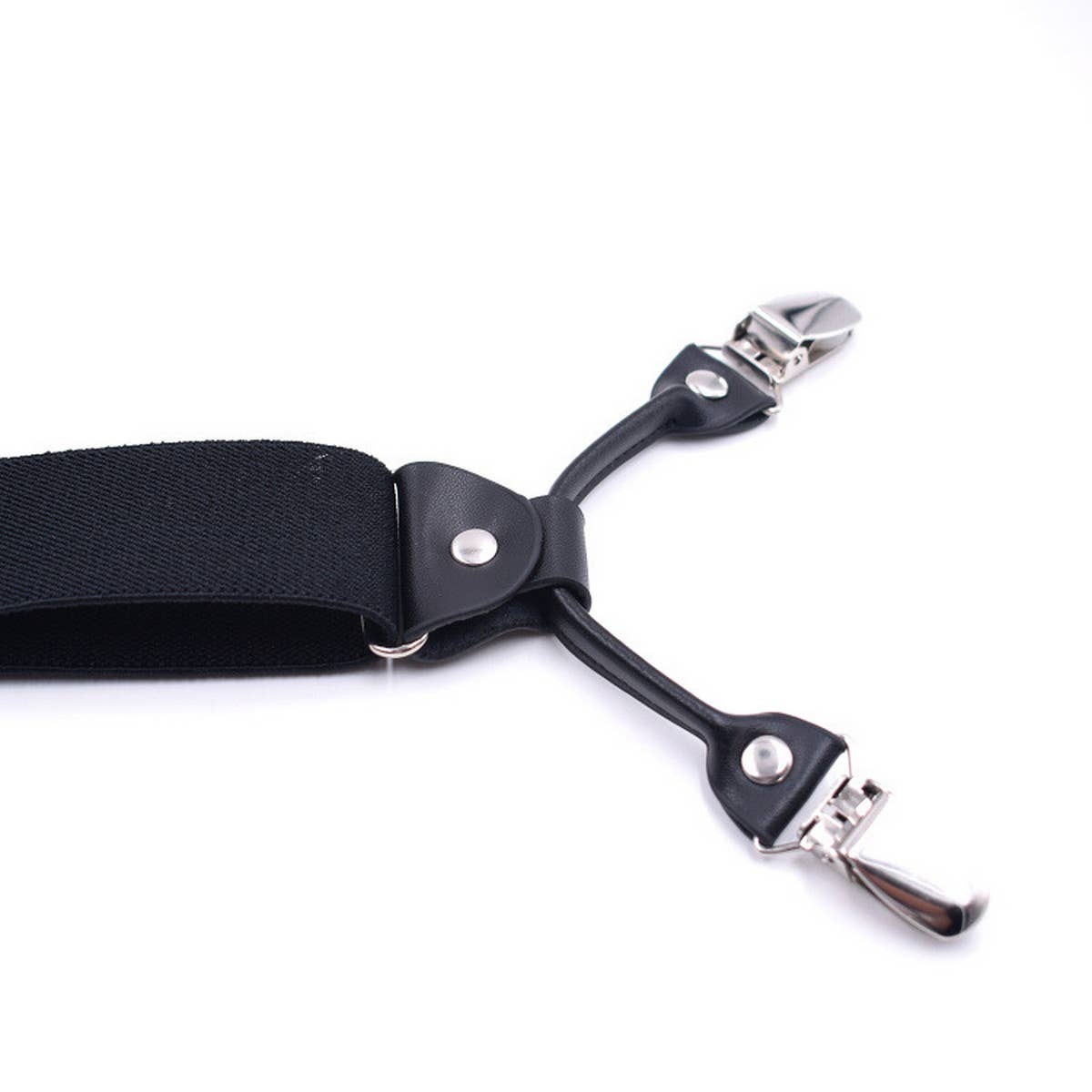 CASUAL JACQUARD 4-CLIP SUSPENDERS_CWMM1114