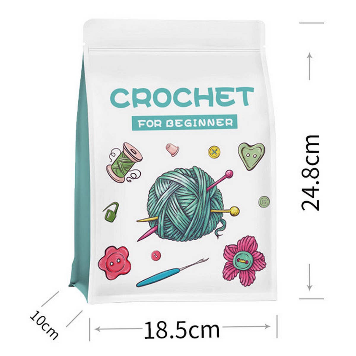 DECORATION HANDMADE DIY CROCHET MATERIAL PACKAGE