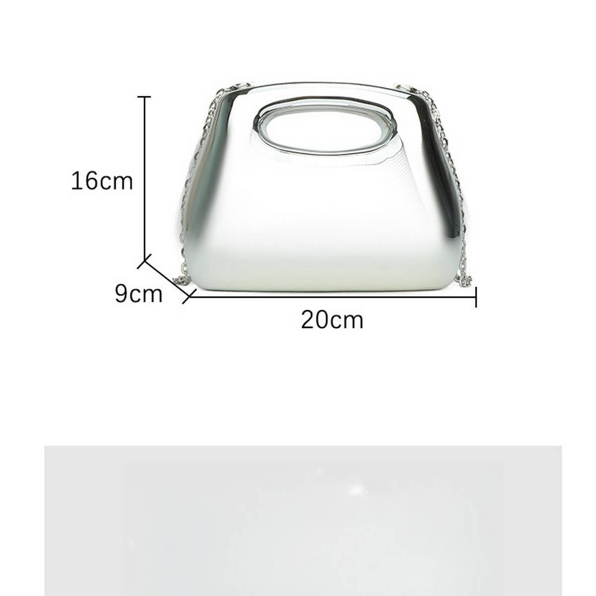 BRIGHT AND MINIMALIST CLUTCH BAG SHOULDER BAG_CWAB3240