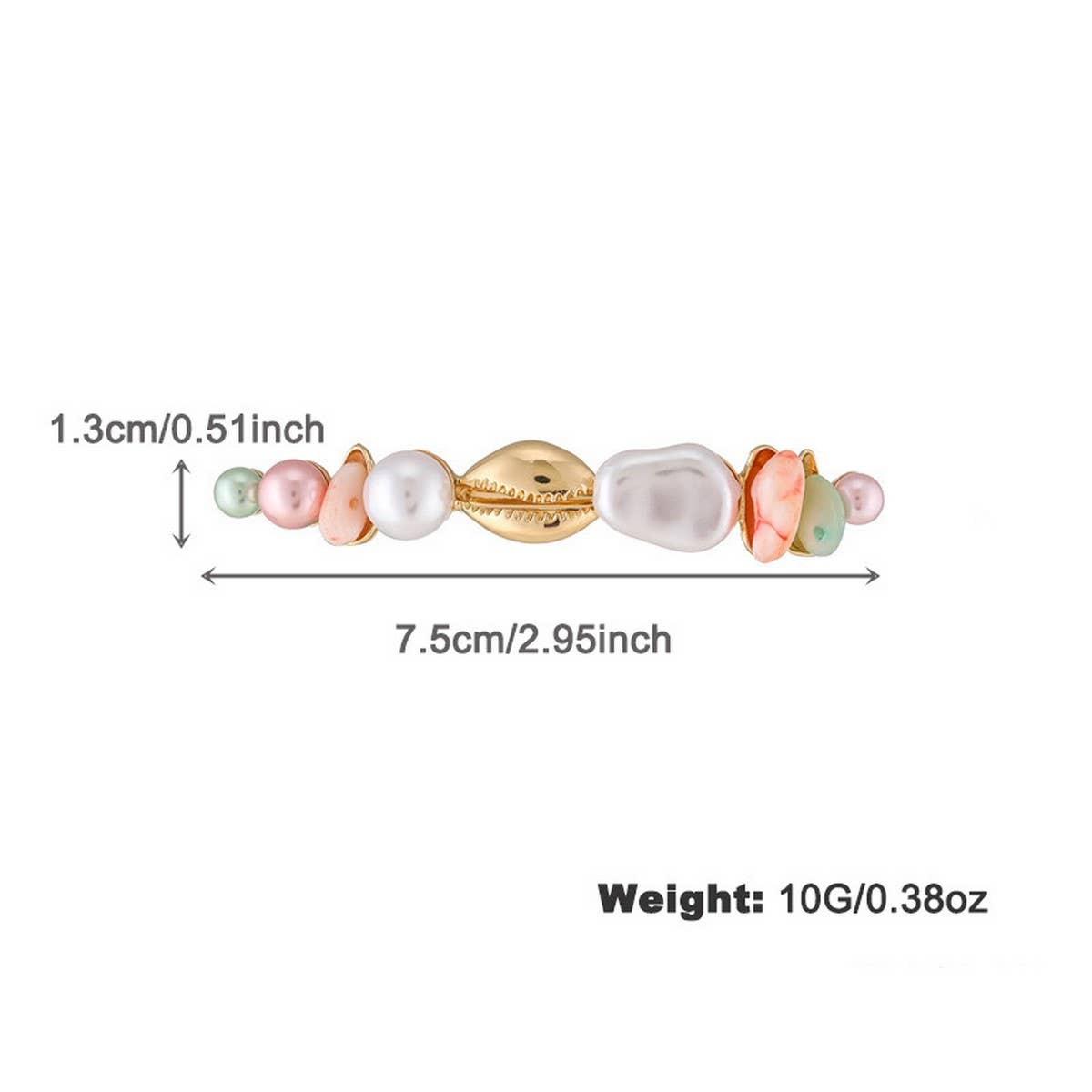 WOMEN'S COLORFUL PEARL SHELL BEADED NECKLACE