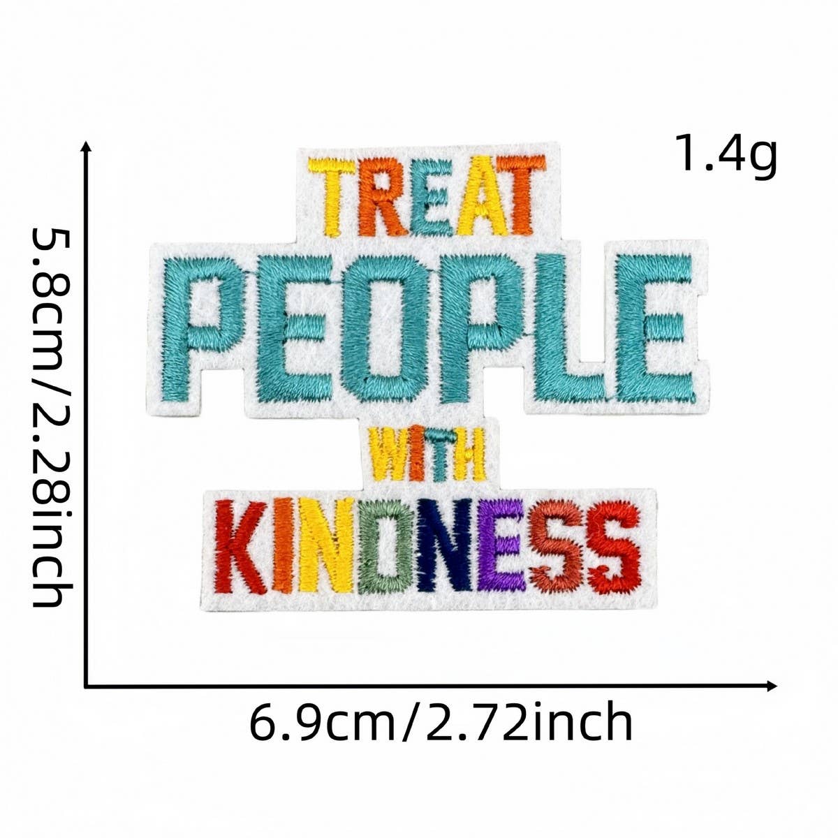PERSONALIZED COLORFUL ENGLISH EMBROIDERY PATCH_CWMM4029