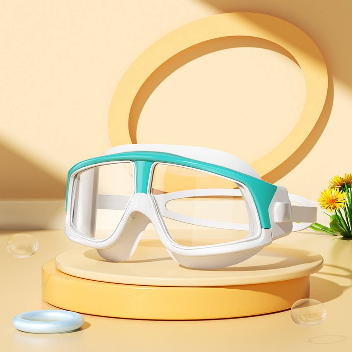 Adult HD Anti-Fog Prescription Swim Goggles_CWMM6631