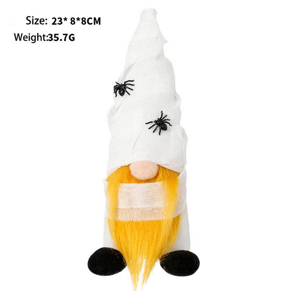 Cute Faceless Bat Gnome Halloween Figurine_CWMM9893