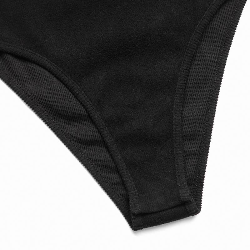 ROUND NECK SOLID COLOR LONG SLEEVE ONESIE