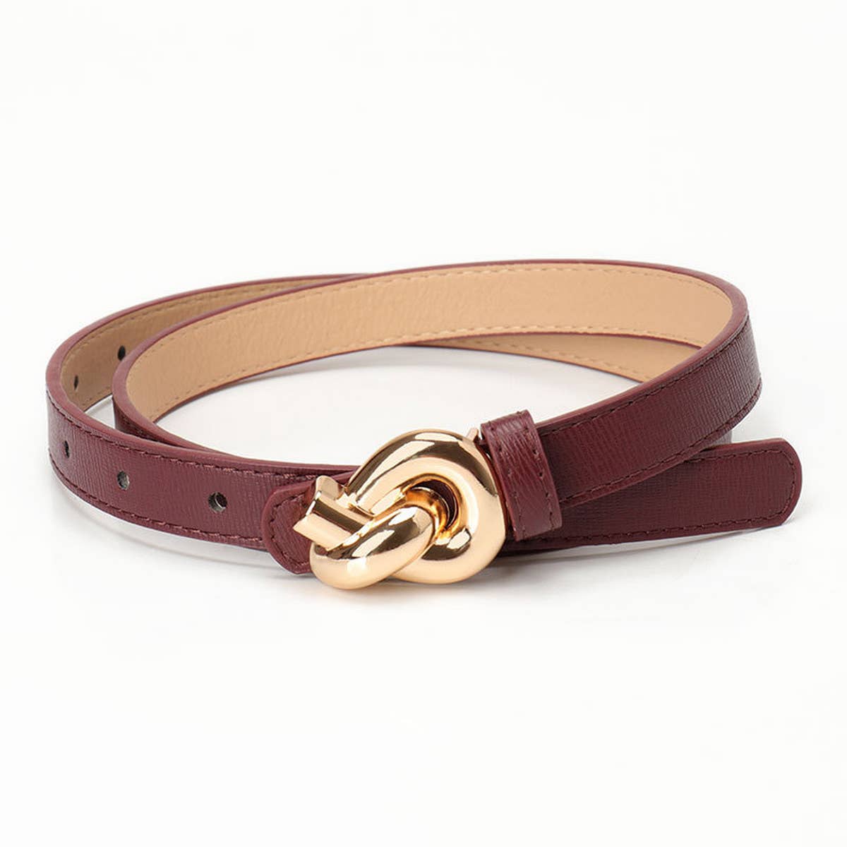 CWABE0935_FASHION SNAP KNOTTED BELT