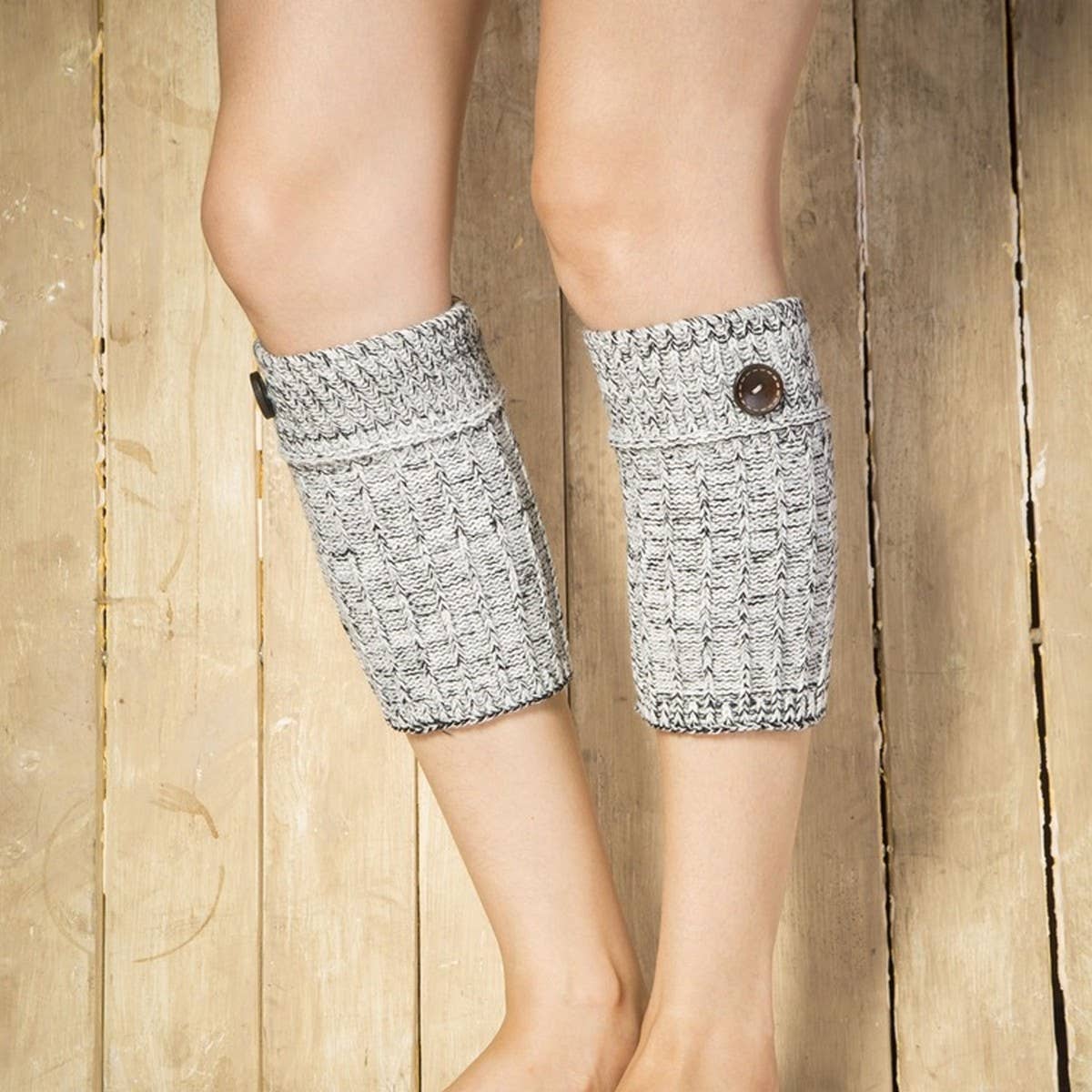 WINTER KNEE PADS DIAMOND GRID PLUS FLEECE SOCKS