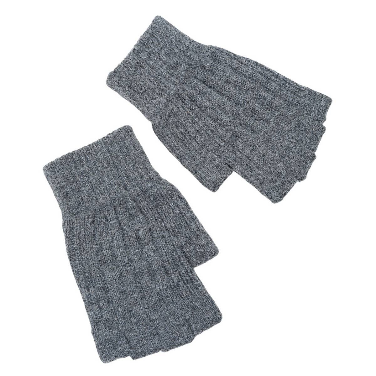 WARM TWIST SHORT FINGERLESS GLOVES_CWAG0115