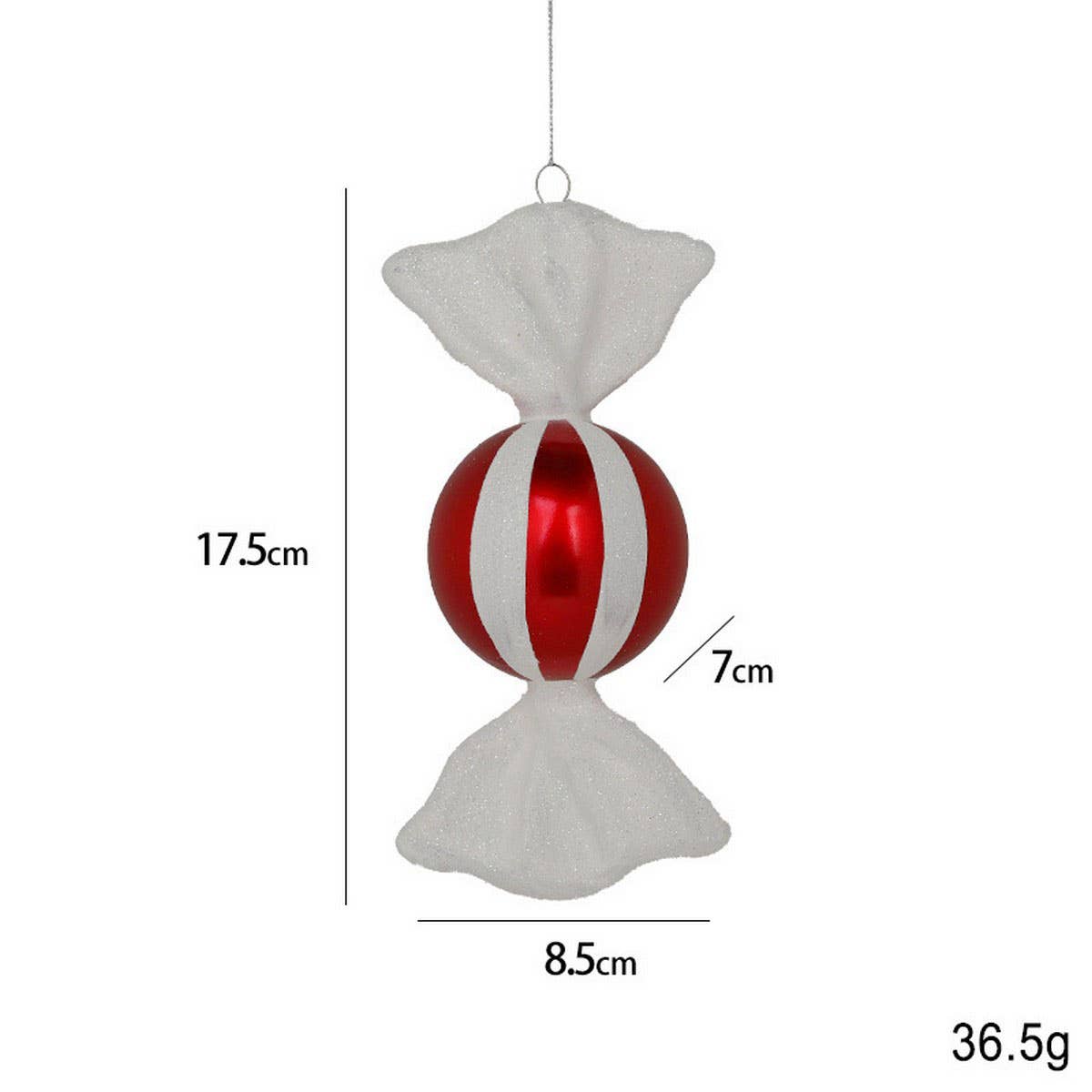 Creative Plastic Candy Cane Xmas Tree Decor