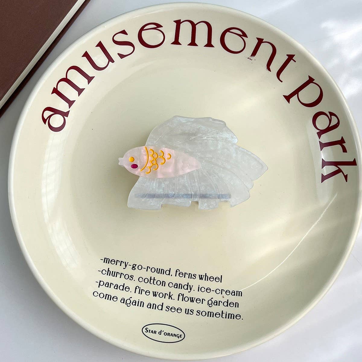 Betta Fish Acetate Cute Hair Claw Clip_CWAHA5952