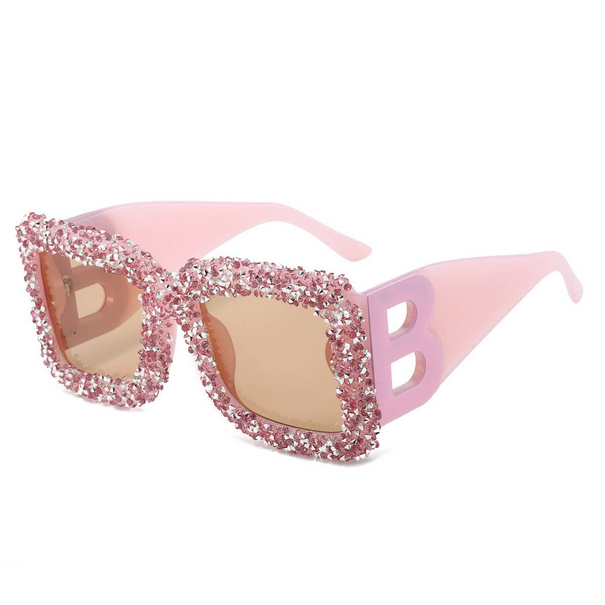 LARGE FRAME B-SHAPED TRENDY SUNGLASSES