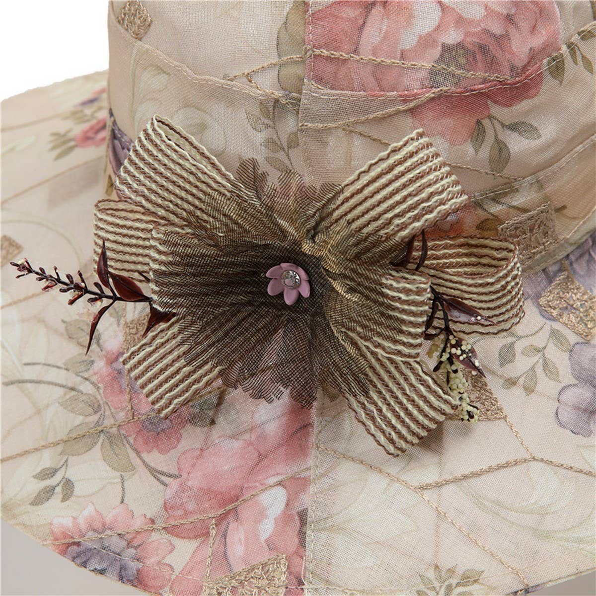 SUMMER PRINTED SMALL FRESH SUN HATZI_CWAH1499