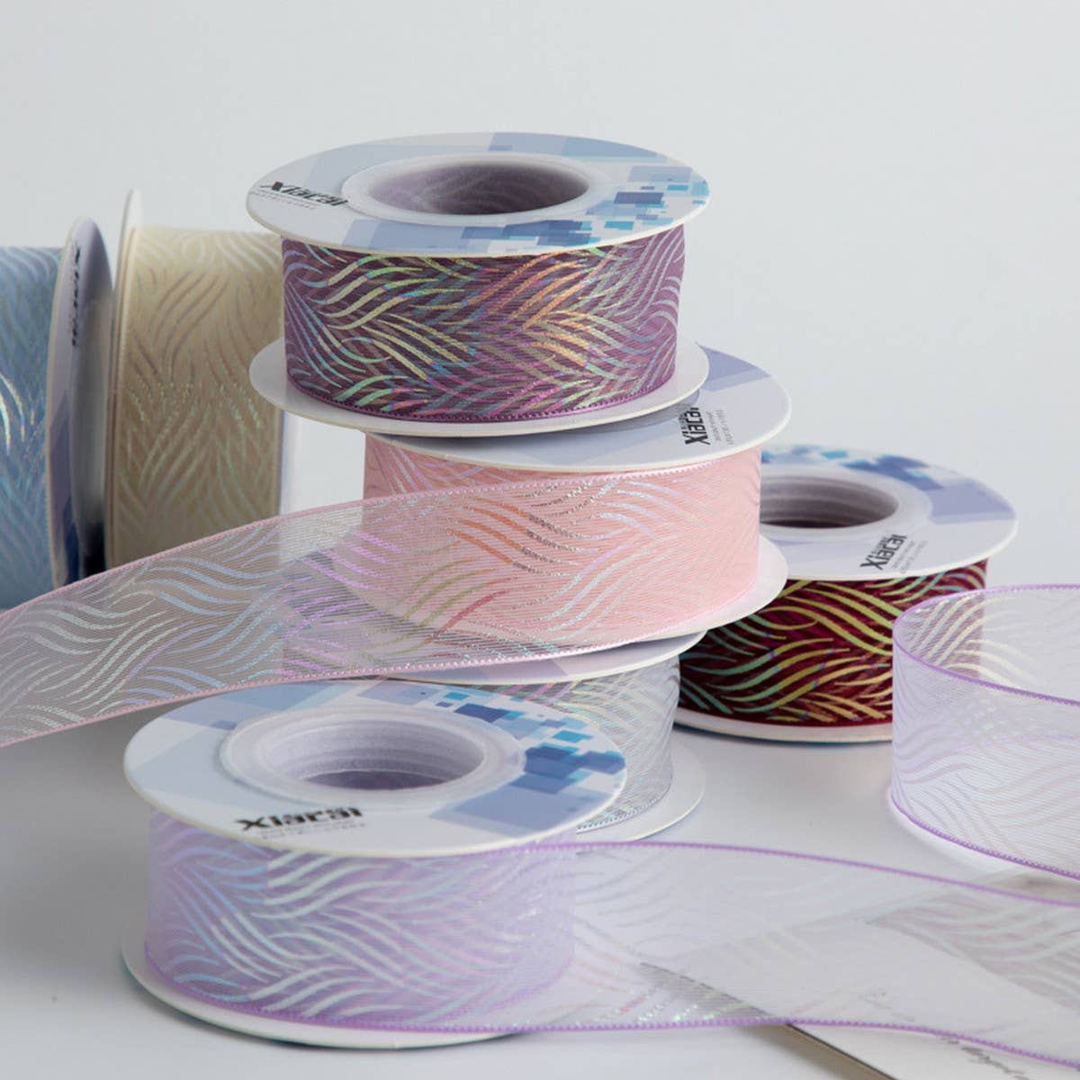 GIFT RIBBON TIED FLOWER PACKAGING MATERIALS
