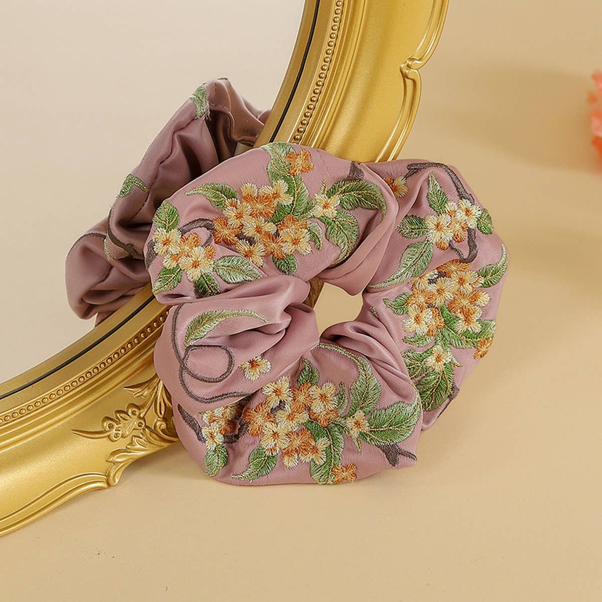 Osmanthus Embroidered Hair Tie for Hanfu & Qipao_CWAHA5409