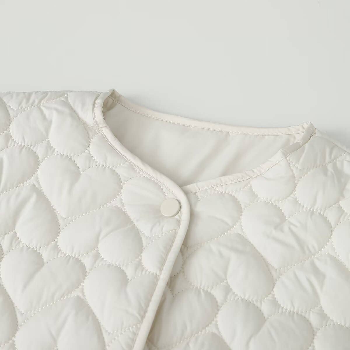 Thin diamond lattice cotton-padded clothes