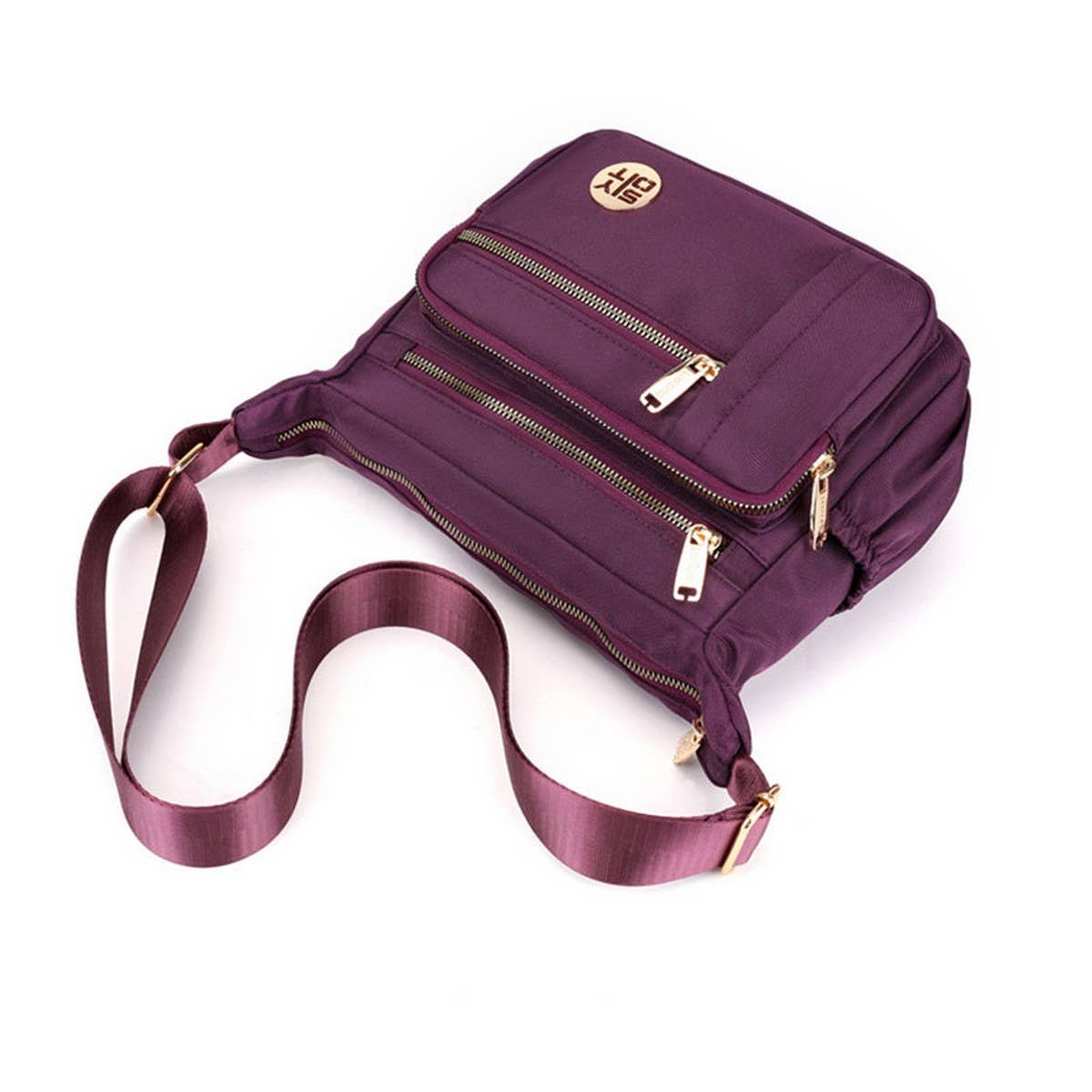 OXFORD CLOTH TRAVEL NYLON SHOULDER MESSENGER BAG_CWAB3482