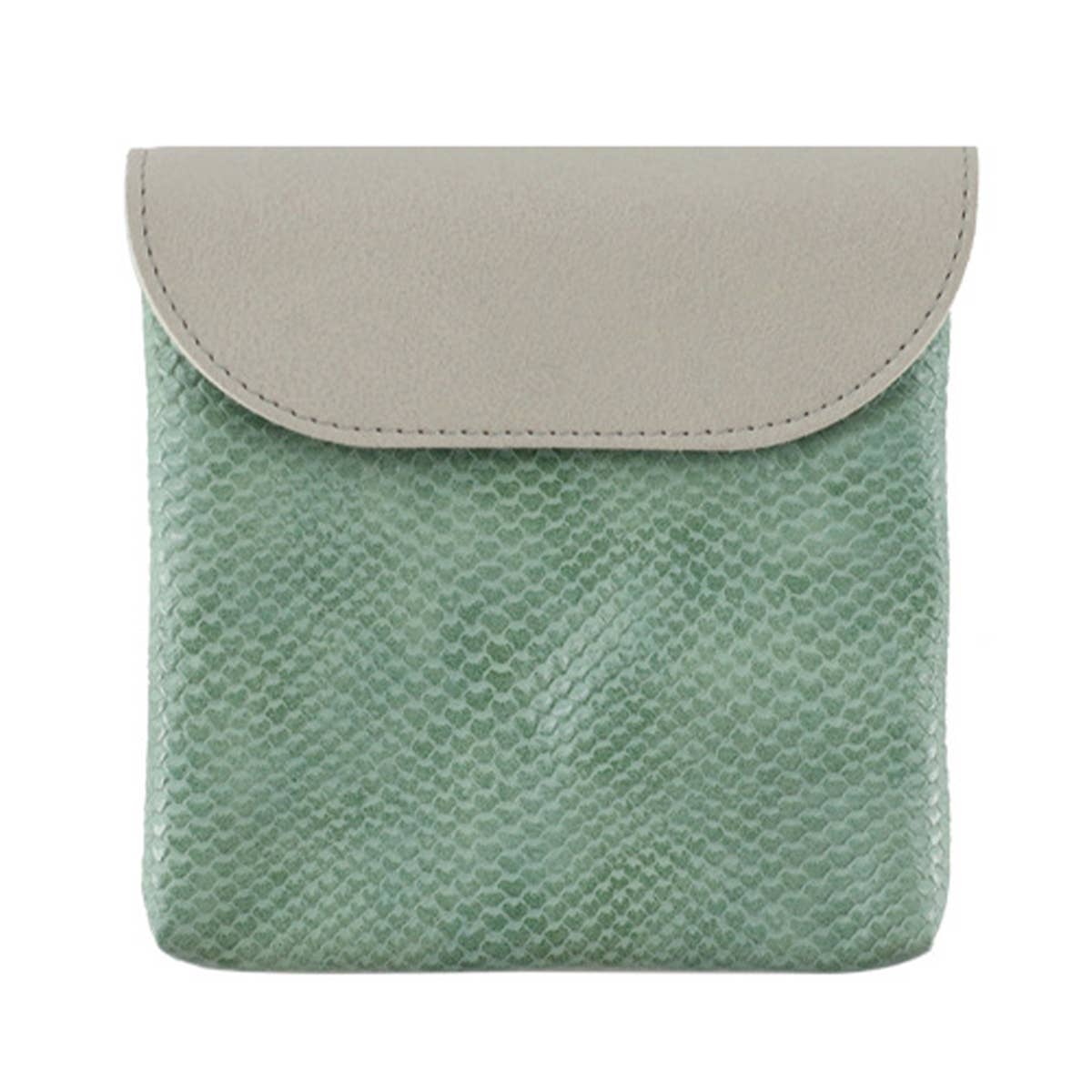 SOLID COLOR PERSONALIZED SNAKE PATTERN WALLET_CWAB1439