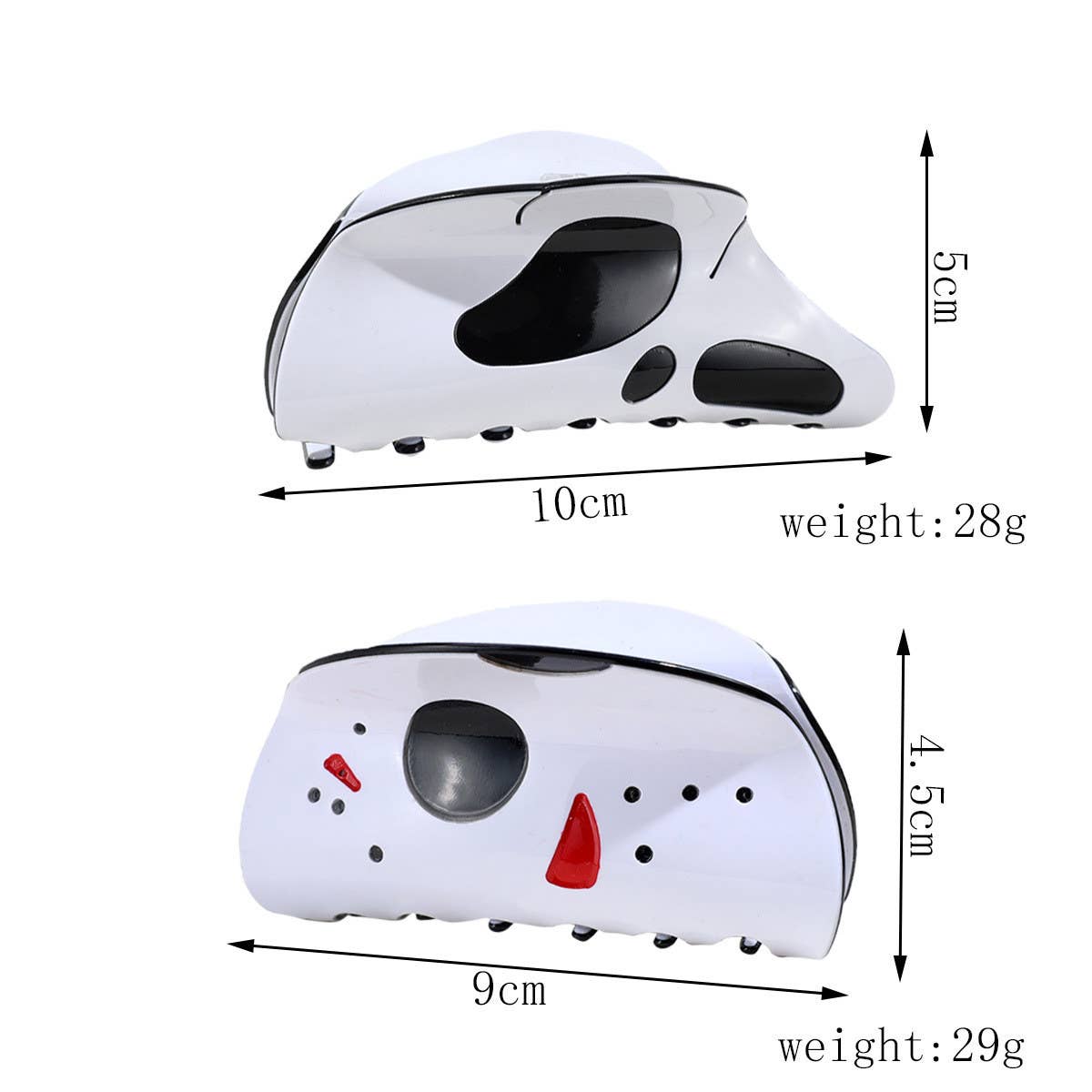 HALLOWEEN SIMPLE FUNNY SKULL HAIR CLIP