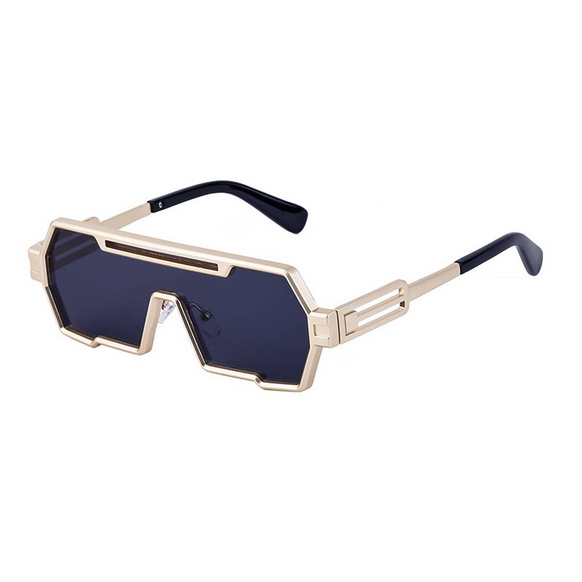 RETRO STEAMPUNK SUNGLASSES IRREGULAR SUNGLASSES_CWASG0555