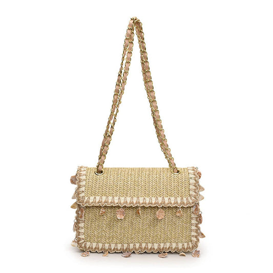 Ethnic-style artistic woven crossbody bag
